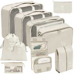 10 Pcs/Set Luggage & Trolley Packing Organizer Bags for Travelers