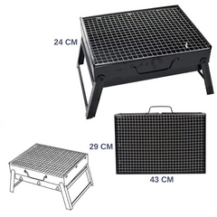 Portable BBQ Grill, Foldable Stainless Steel Barbeque Grill Portable BBQ Grill, Foldable Stainless Steel Barbeque Grill