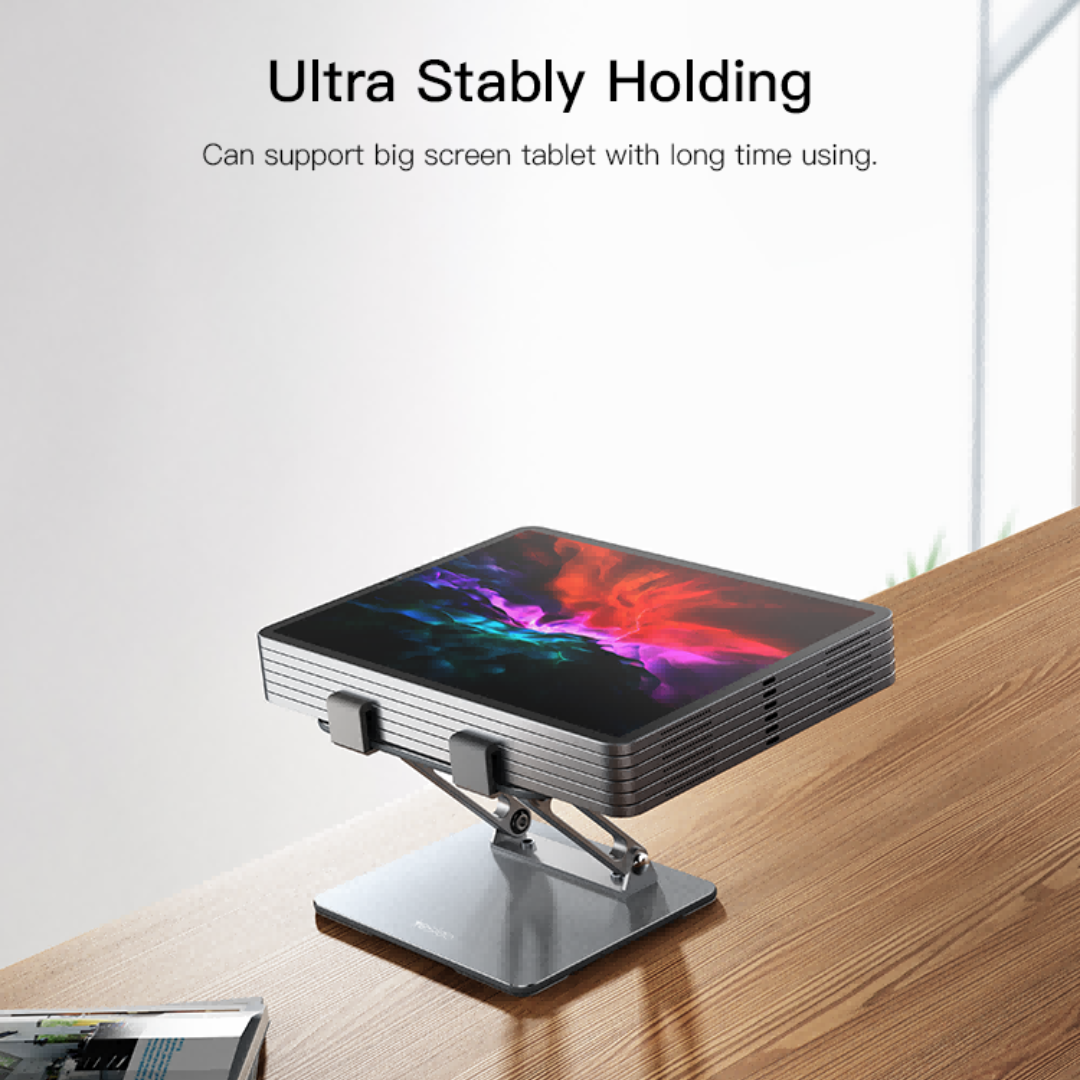 Adjustable Height Foldable Aluminium Alloy Tablet Holder Stand - Yesido C185