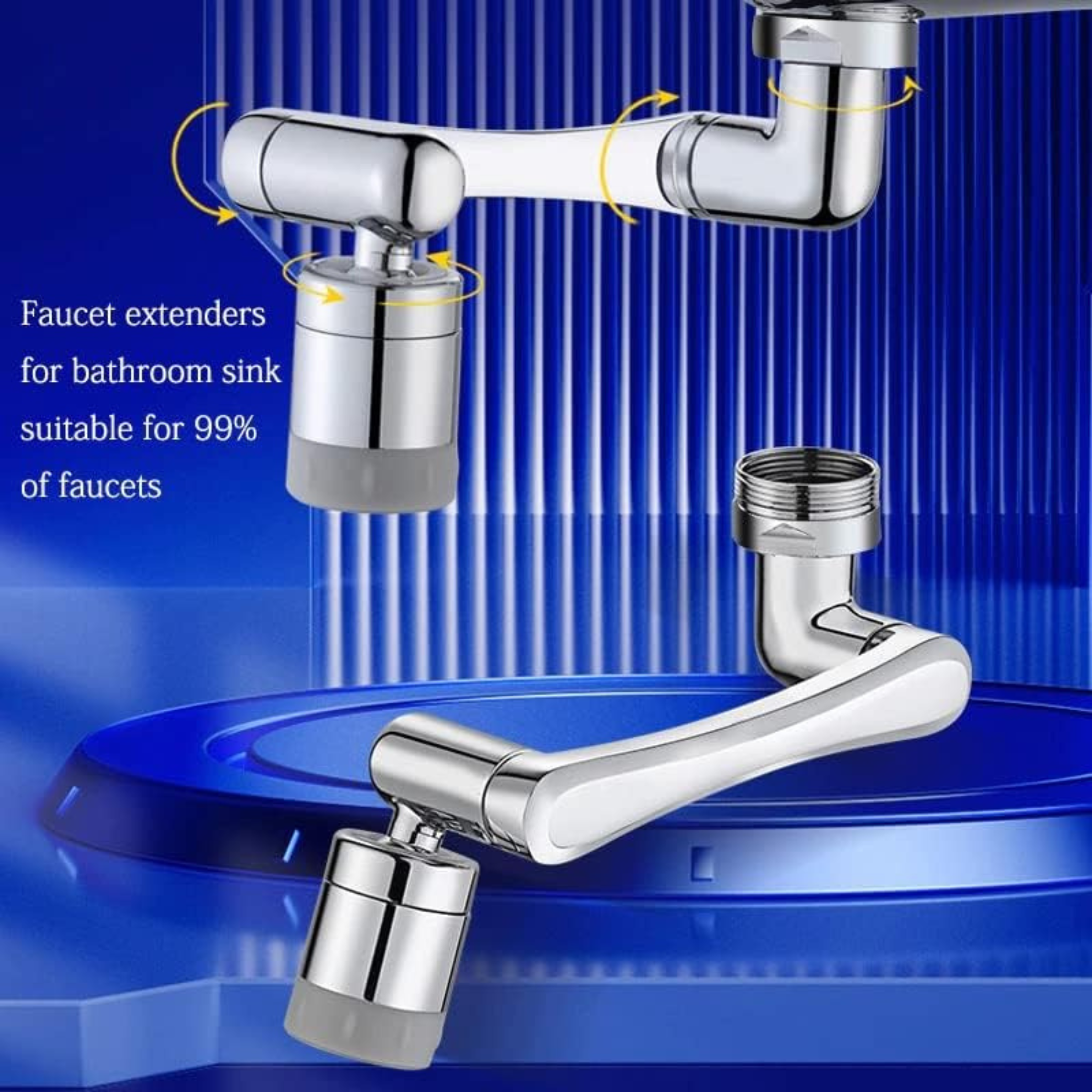 1080° Rotation Faucet Aerator Splash Filter Tap Water Extender Nozzle