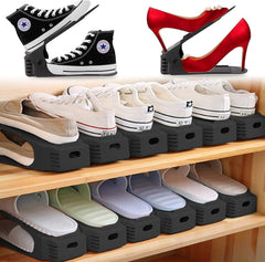 Shoe Holder Rack - Space Saving Paired Footwear Organizer Shoe Holder Rack - Space Saving Paired Footwear Organizer