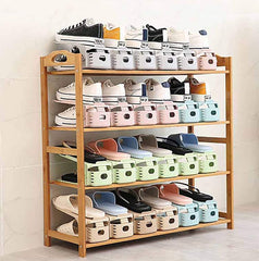 Shoe Holder Rack - Space Saving Paired Footwear Organizer Shoe Holder Rack - Space Saving Paired Footwear Organizer