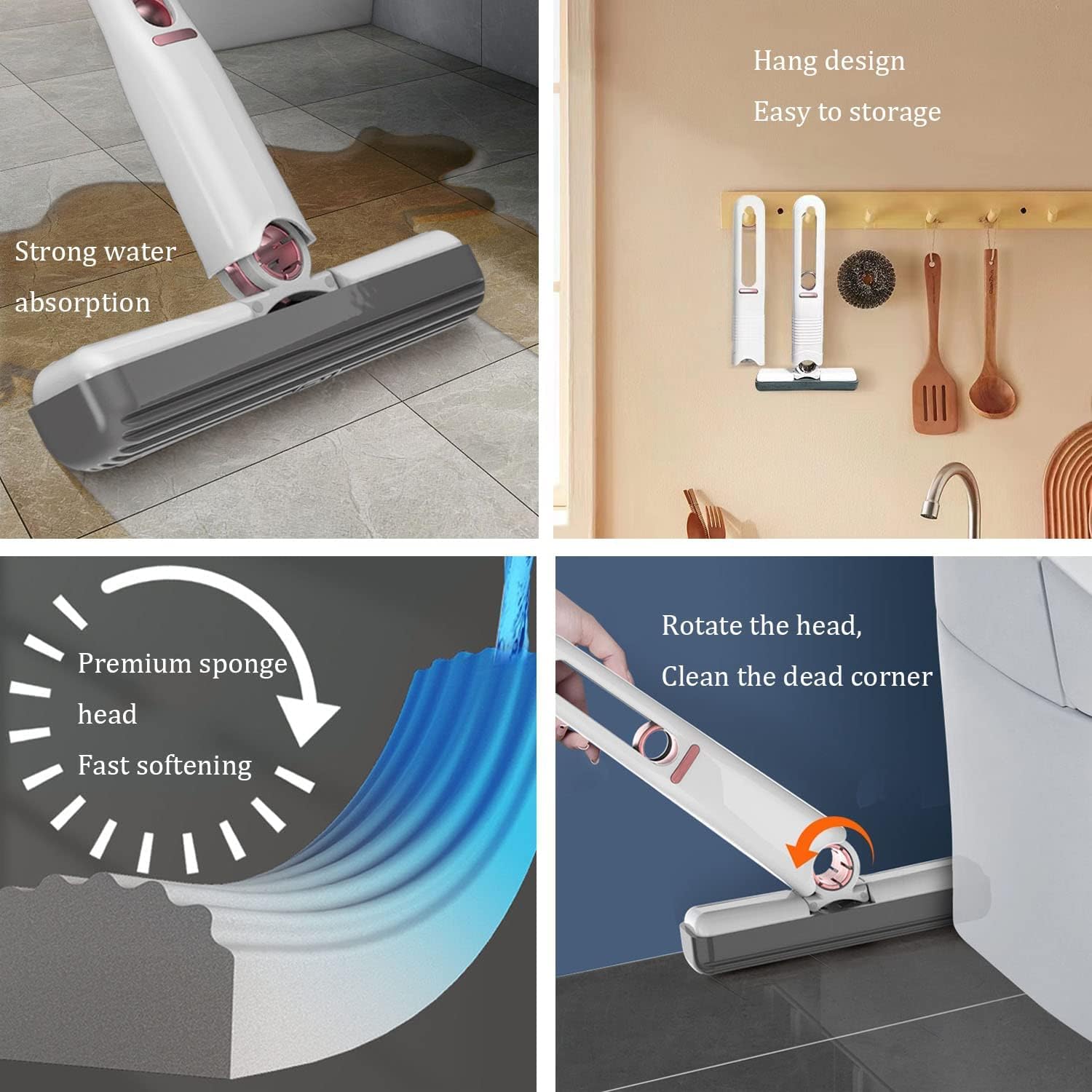 Multi Function Self Squeeze Mini Mop