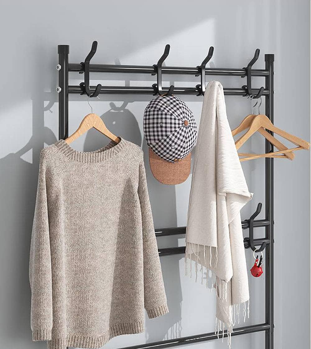 Multifunctional 5 Layer Hall Tree Organizer Rack for Shoe, Bag, Hat & Shirts