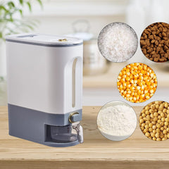 9 Kg Rice Dispenser - Large Capacity Air-tight Grains Storage 9 Kg Rice Dispenser - Large Capacity Air-tight Grains Storage