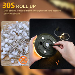 LED Camping String Light - 8 Meter USB Charging Portable Camping Light