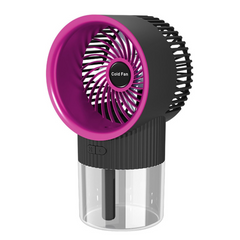 Personal Mini Desk Fan with Water Tank and Mist Spray, USB Rechargeable Cooling Fan and Air Humidifier Personal Mini Desk Fan with Water Tank and Mist Spray, USB Rechargeable Cooling Fan and Air Humidifier