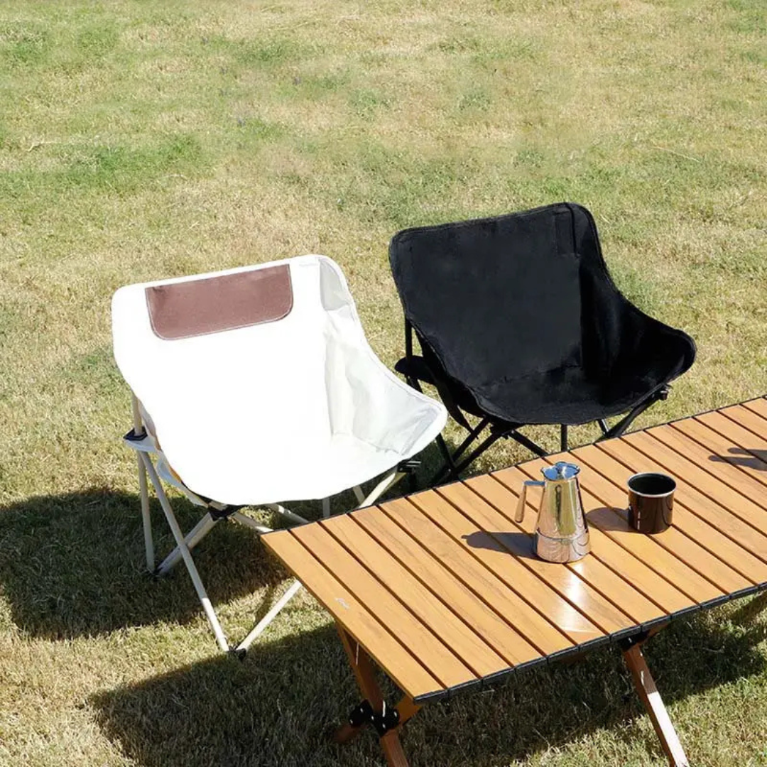 Portable Folding Outdoor Moon Chair for Camping, Fishing & Picnic