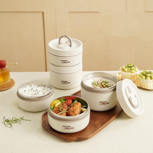 Stainless Steel Thermal Vacuum Insulated Lunch Box Set