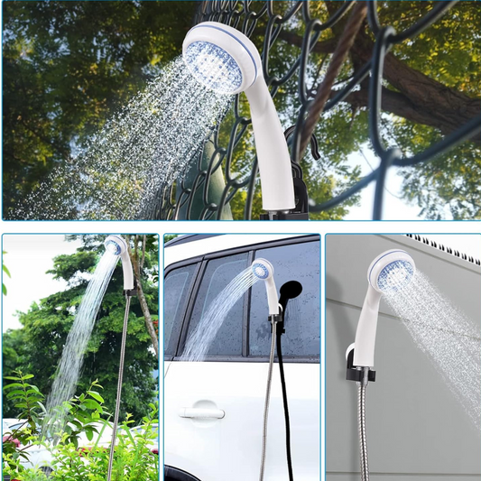Portable Rechargeable Outdoor Camping Shower Pump Set