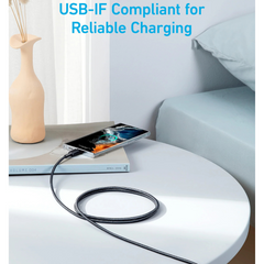كابل Anker 322 USB C إلى USB C (مضفر بطول 3 أقدام) كابل Anker 322 USB C إلى USB C (مضفر بطول 3 أقدام)
