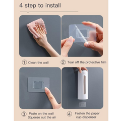 Wall Mounted Automatic Paper Cup Dispenser Wall Mounted Automatic Paper Cup Dispenser