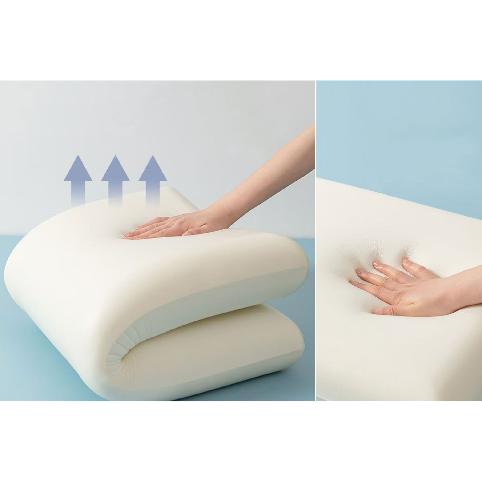 Slow Rebound Memory Foam Pillow for Neck Pain Relief & Super Comfy Sleep