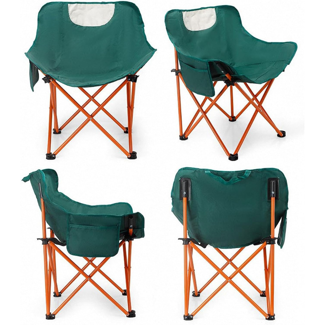 Portable Folding Outdoor Moon Chair for Camping, Fishing & Picnic