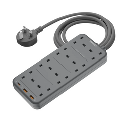 شريط طاقة Momax OnePlug بـ 8 منافذ مع USB