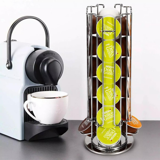 Coffee Capsule Holder - 360° Rotating Coffee Pod Stand