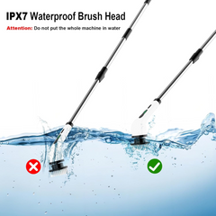 9 IN 1 Cordless Electric Spin Scrub Brush Cleaning Set with Extension Handle
