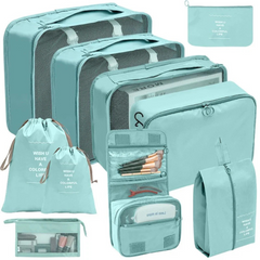 10 Pcs/Set Luggage & Trolley Packing Organizer Bags for Travelers