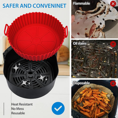 Reusable Non-stick Silicone Air Fryer Basket