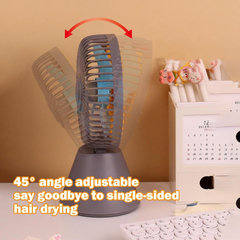 Shaking Head Table Fan / USB Charging Portable Mini Desk Fan