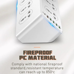 كابل تمديد - LDNIO Power Strip SC10610 30W PD Port