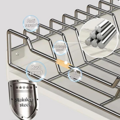 Pull Out Dish Drying Rack - Drawer Cabinet Organizer for Kitchen