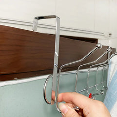 Multi Hooks Useful Stainless Steel Door Back Hanger Multi Hooks Useful Stainless Steel Door Back Hanger