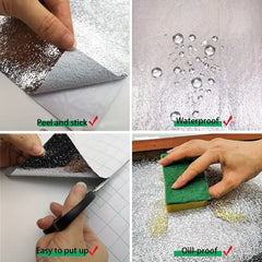 Self Adhesive Thickened Wallpaper Sticker for Kitchen