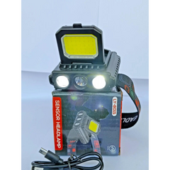 Headlamp for Hiking, Rechargeable LED Head Torch Light with Sensor