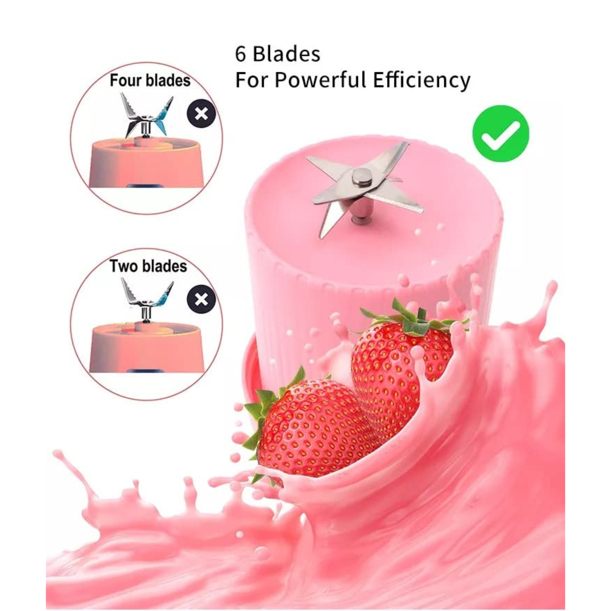 420ML Portable Lightweight USB Juicer