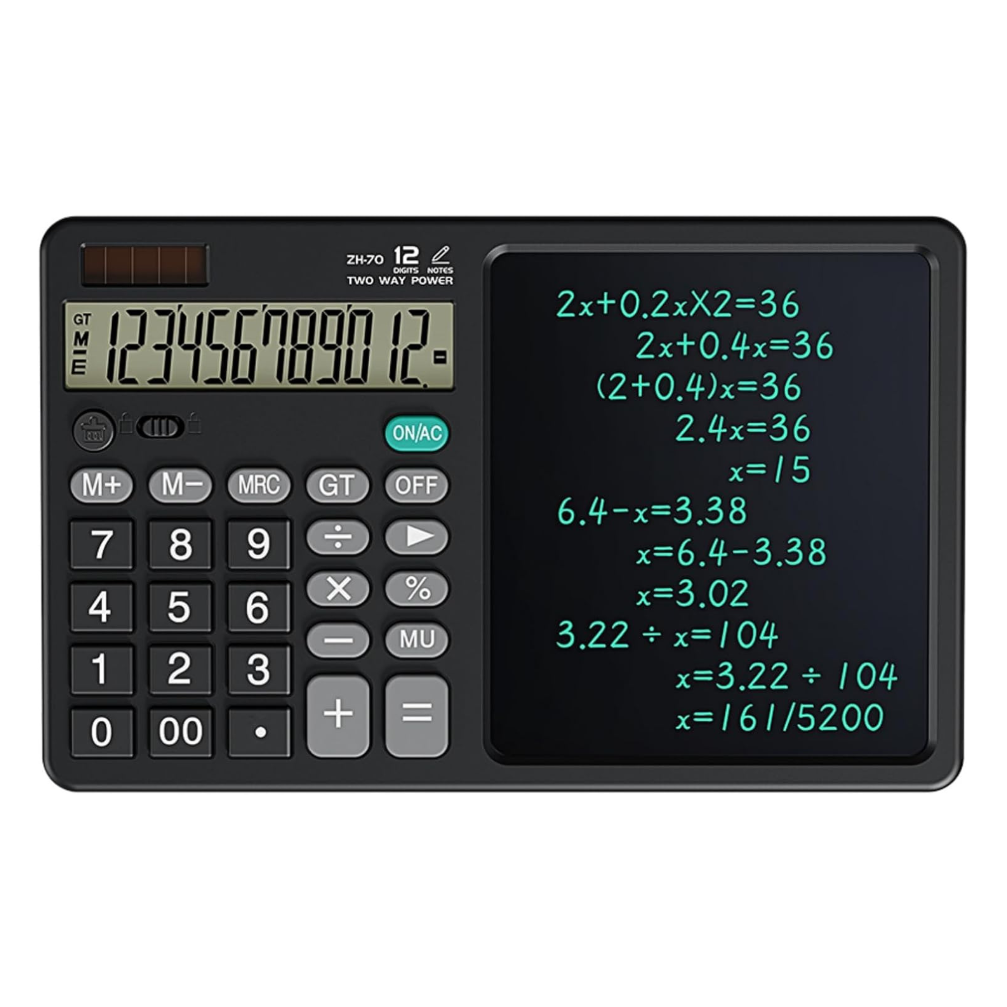 12 Digit Calculator with Handwriting Notepad and Stylus Pen