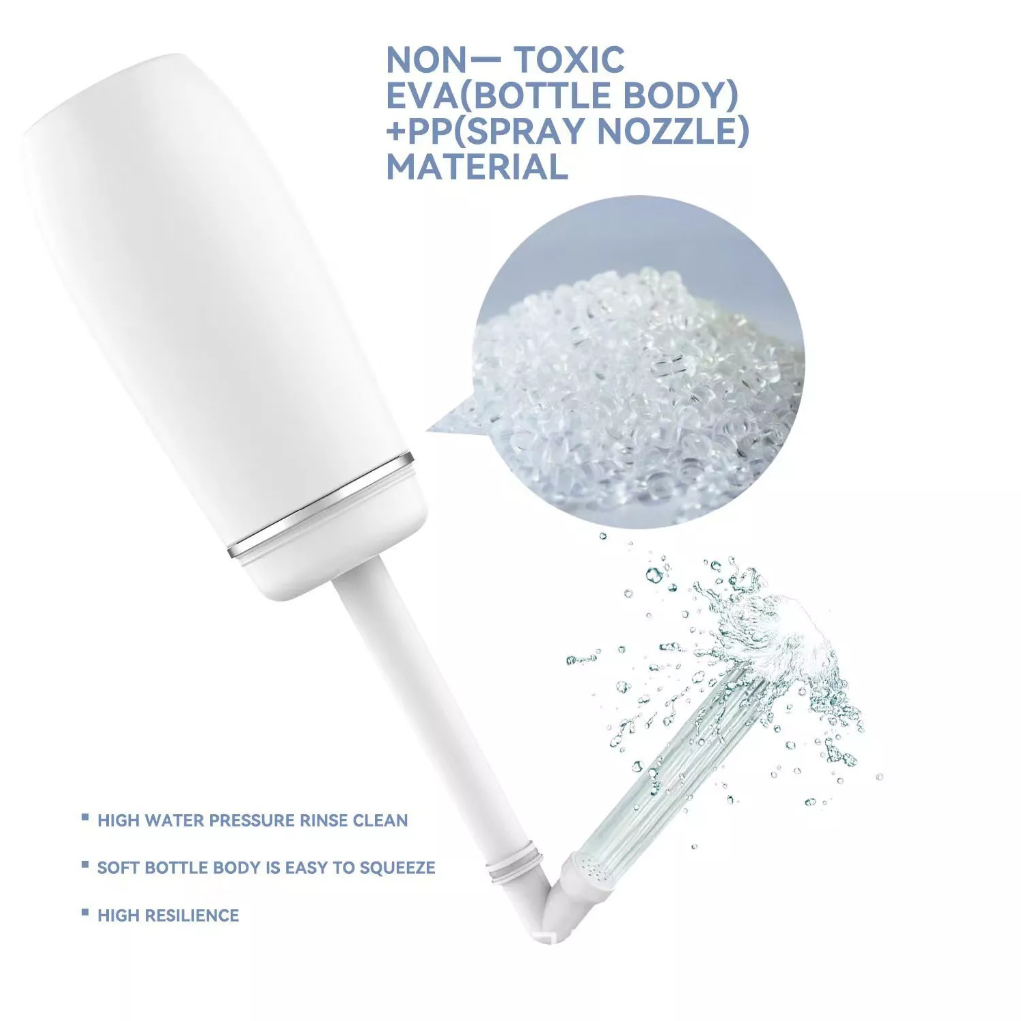 400ml Portable Bidet Handheld Travel Shattaf for Personal Hygiene