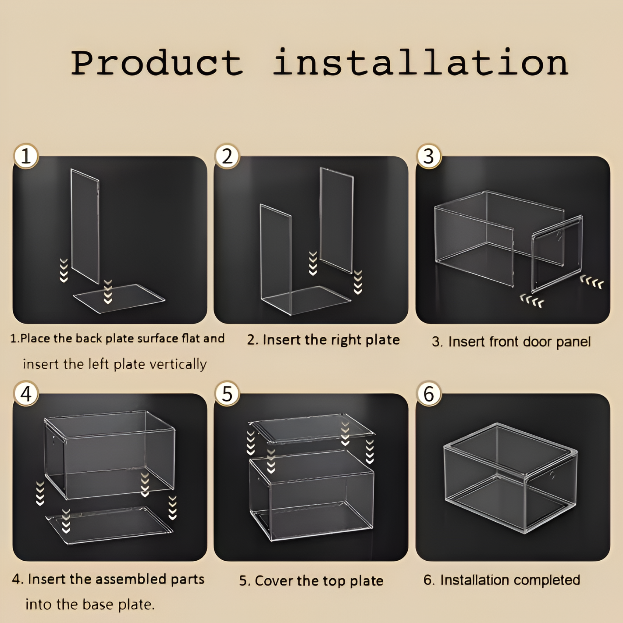 Stackable Transparent Clear Shoe Organizer Box, Multipurpose Sneaker Storage Display Box