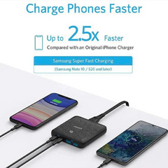 Anker PowerPort Atom III Slim (4 منافذ) 63 واط 2PD + 2 IQ
