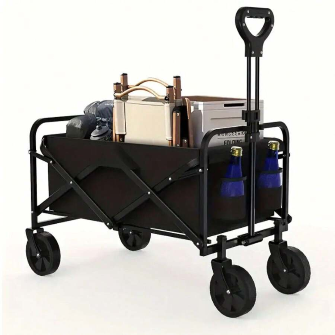 Folding Wagon Trolley Cart for Outdoor Picnic & Camping