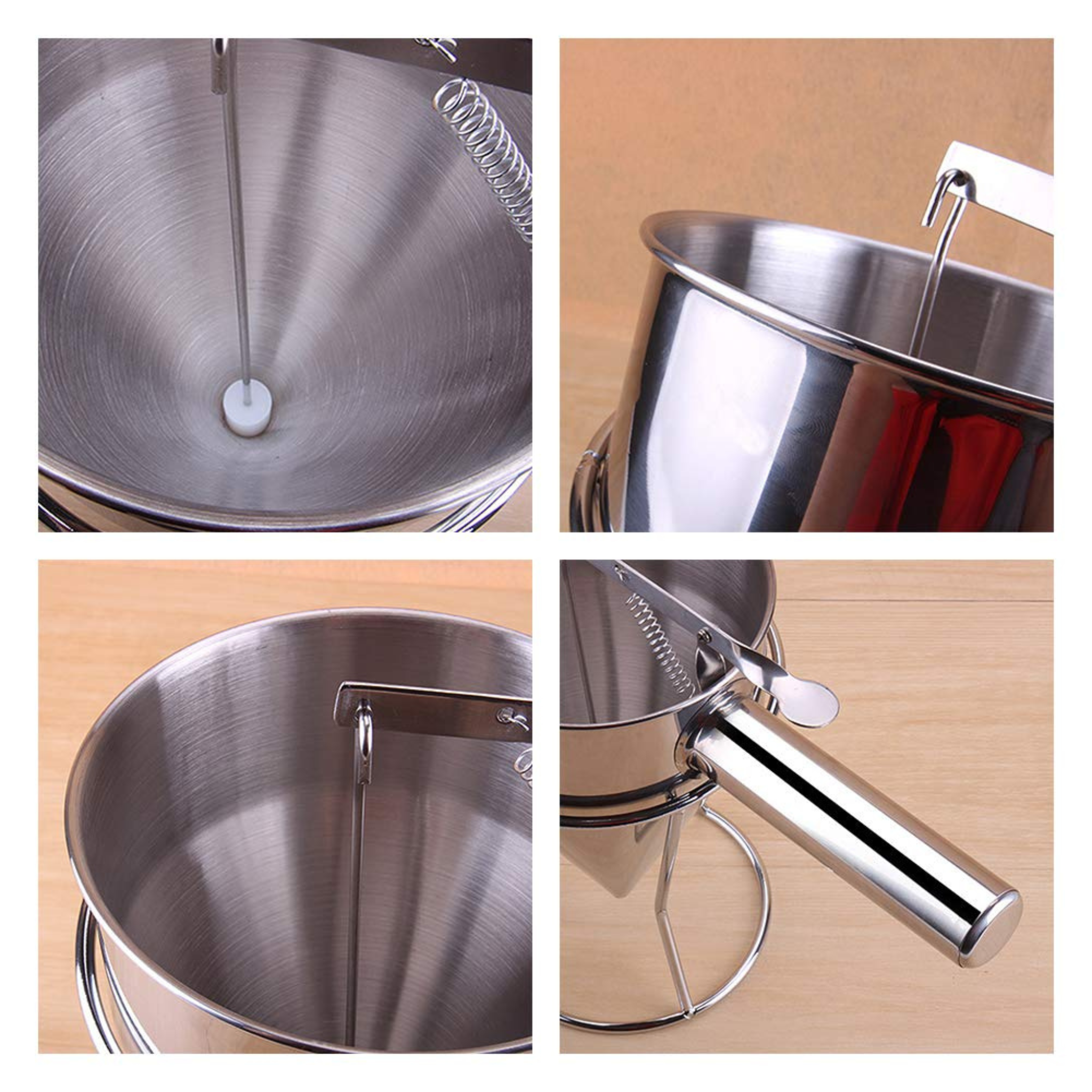 1.2 Liter Stainless Steel Batter Dispenser