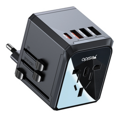 Yesido MC24 20W 3 USB + Type-C Ports Universal Travel Adapter