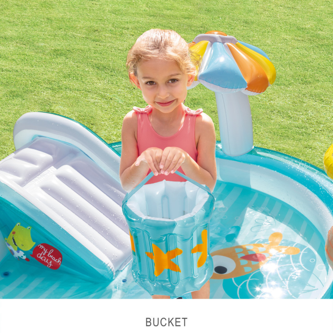 Intex Gator Inflatable Play Center 201 x 170 x 84 cm