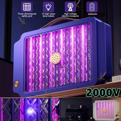 Electric Mosquito Killer Lamp - Rechargeable UV Insect Zapper Bug Fly Trap