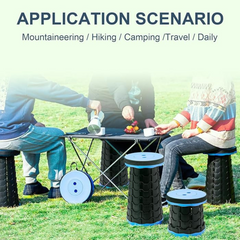 Portable Outdoor Telescopic Folding Stool