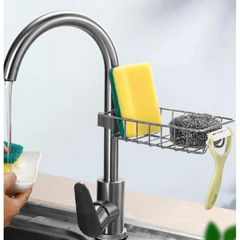 Sponge Holder Rack, Kitchen Sink Faucet Attachment Sponge Holder Rack, Kitchen Sink Faucet Attachment