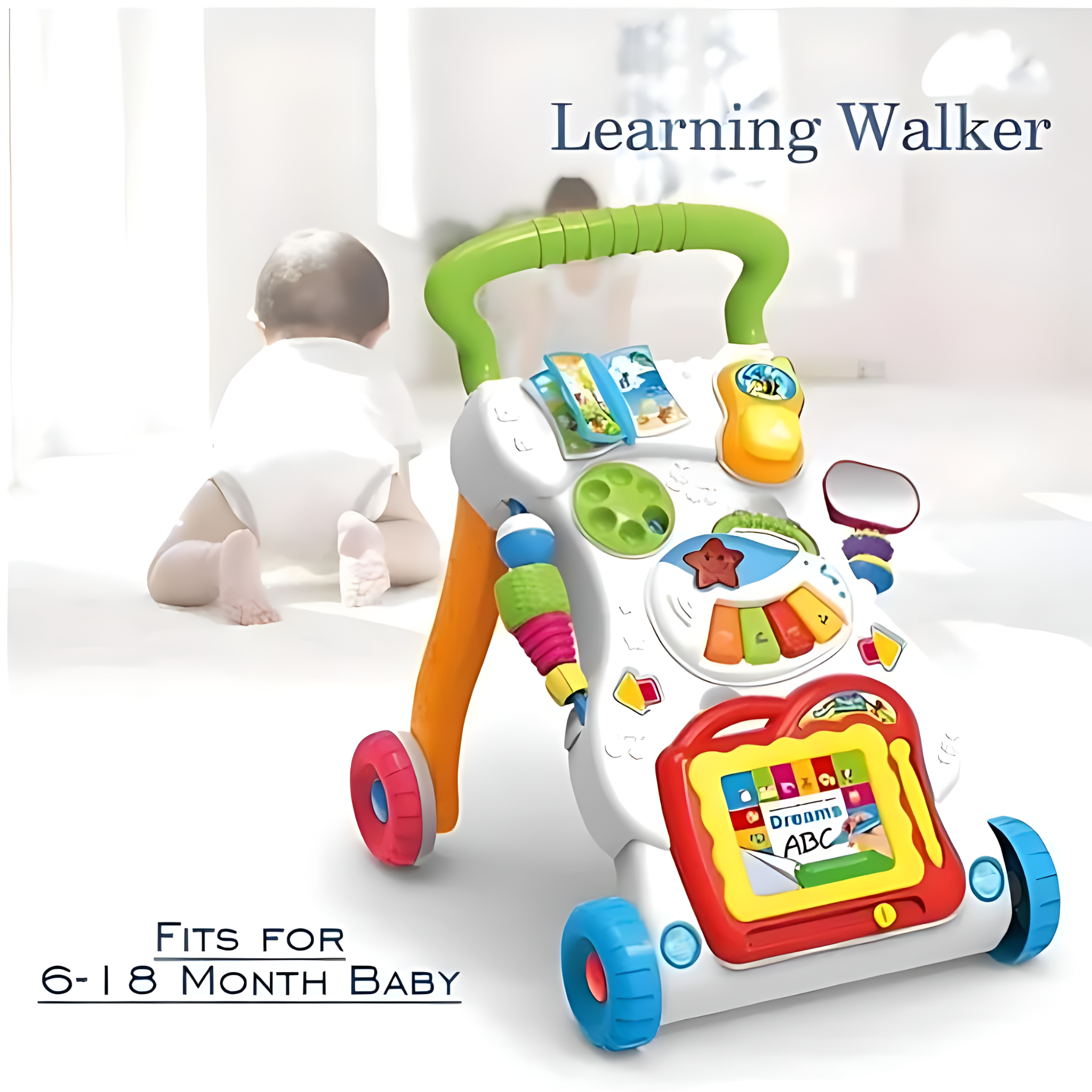 Music Baby Walker with Interactive Toys