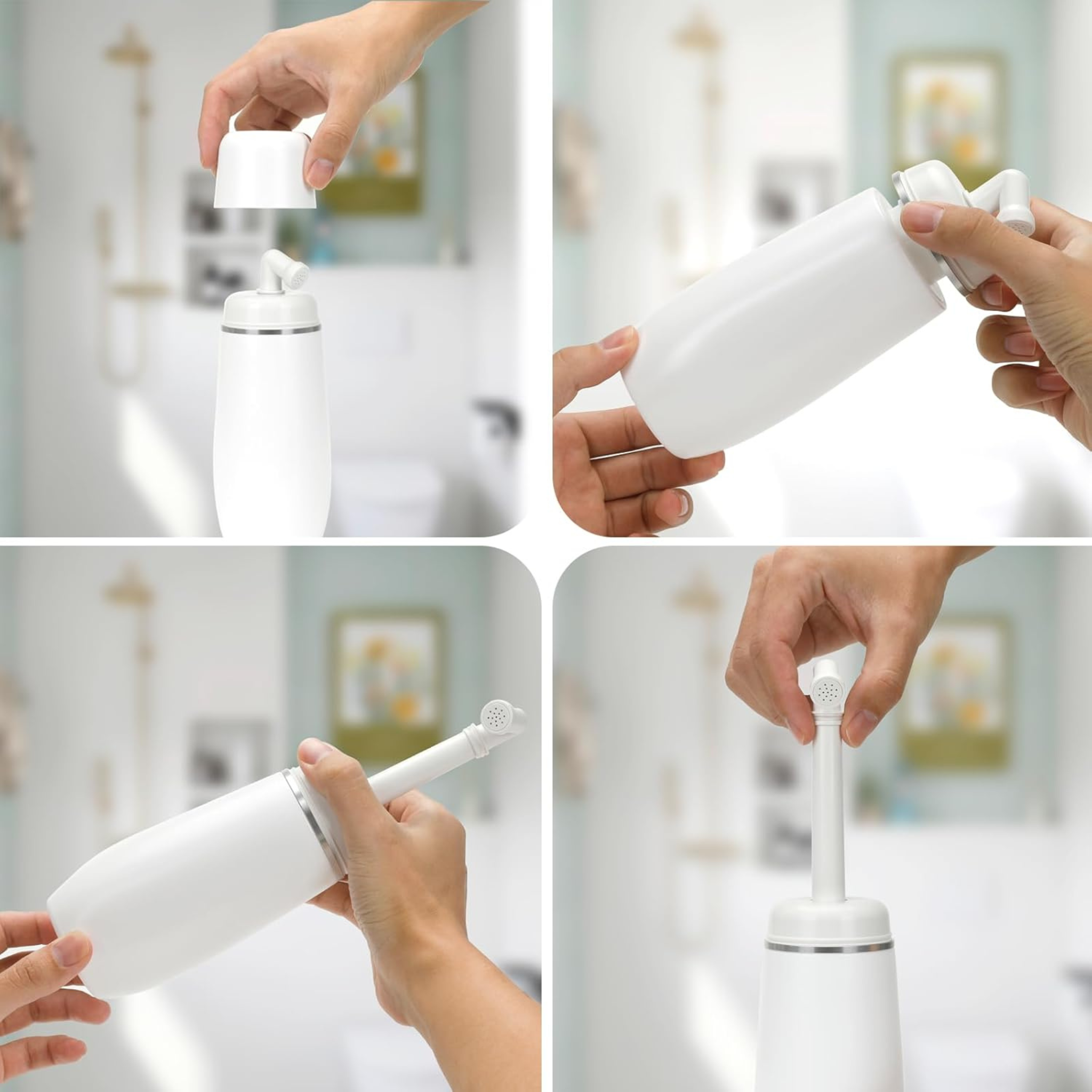 400ml Portable Bidet Handheld Travel Shattaf for Personal Hygiene
