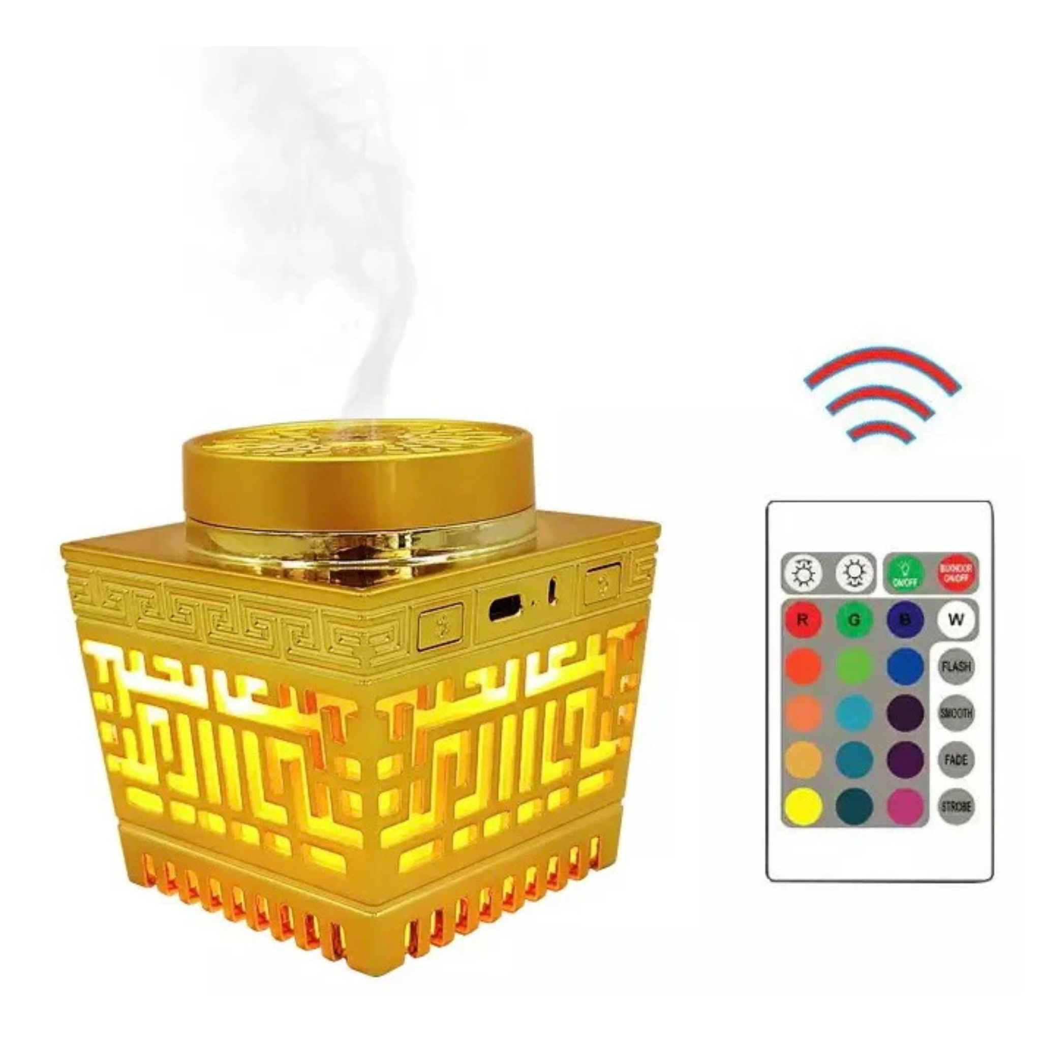 Portable USB Rechargeable Bakhoor Burner / Incense Burner with Remote Control