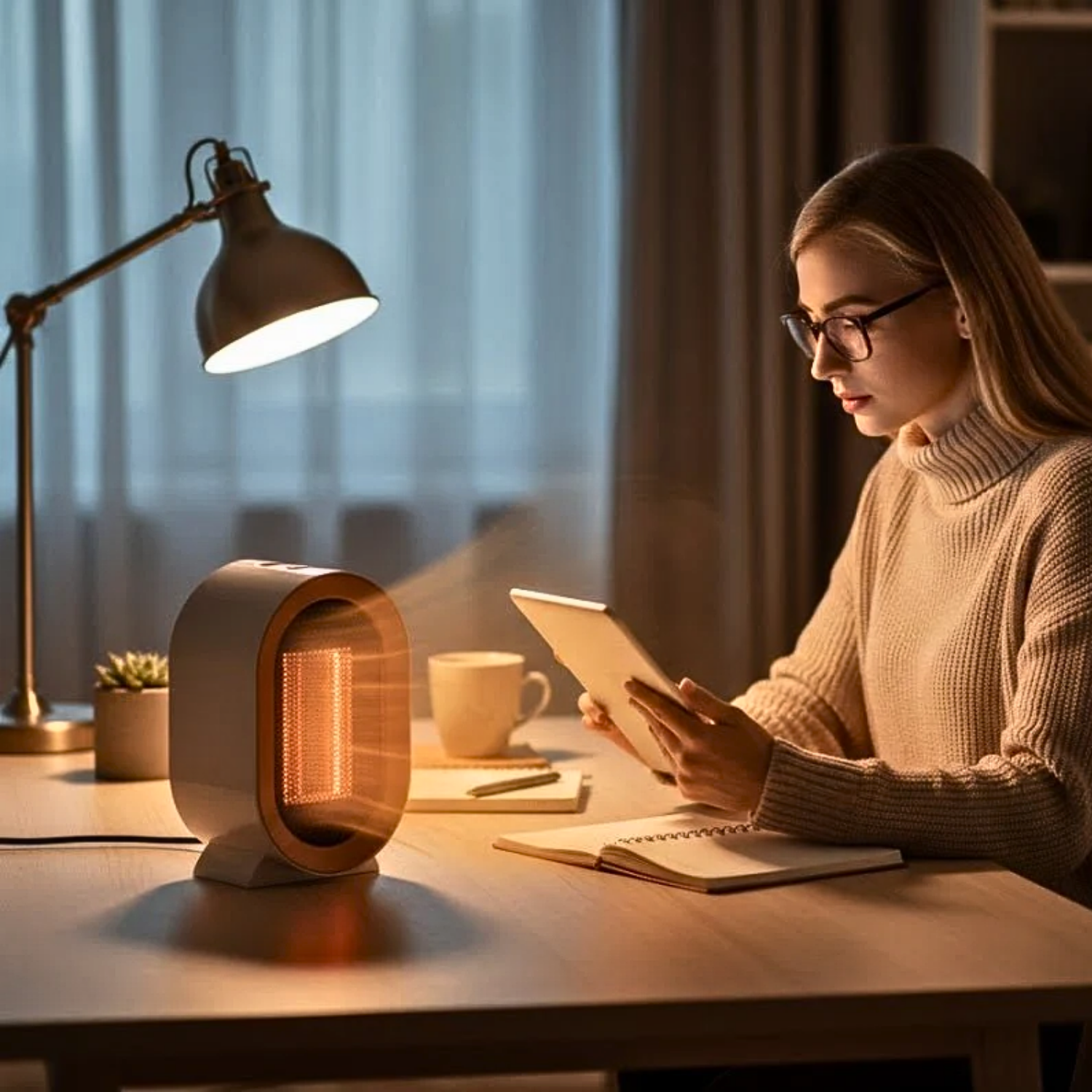 Portable Electric Air Heater 1200 W