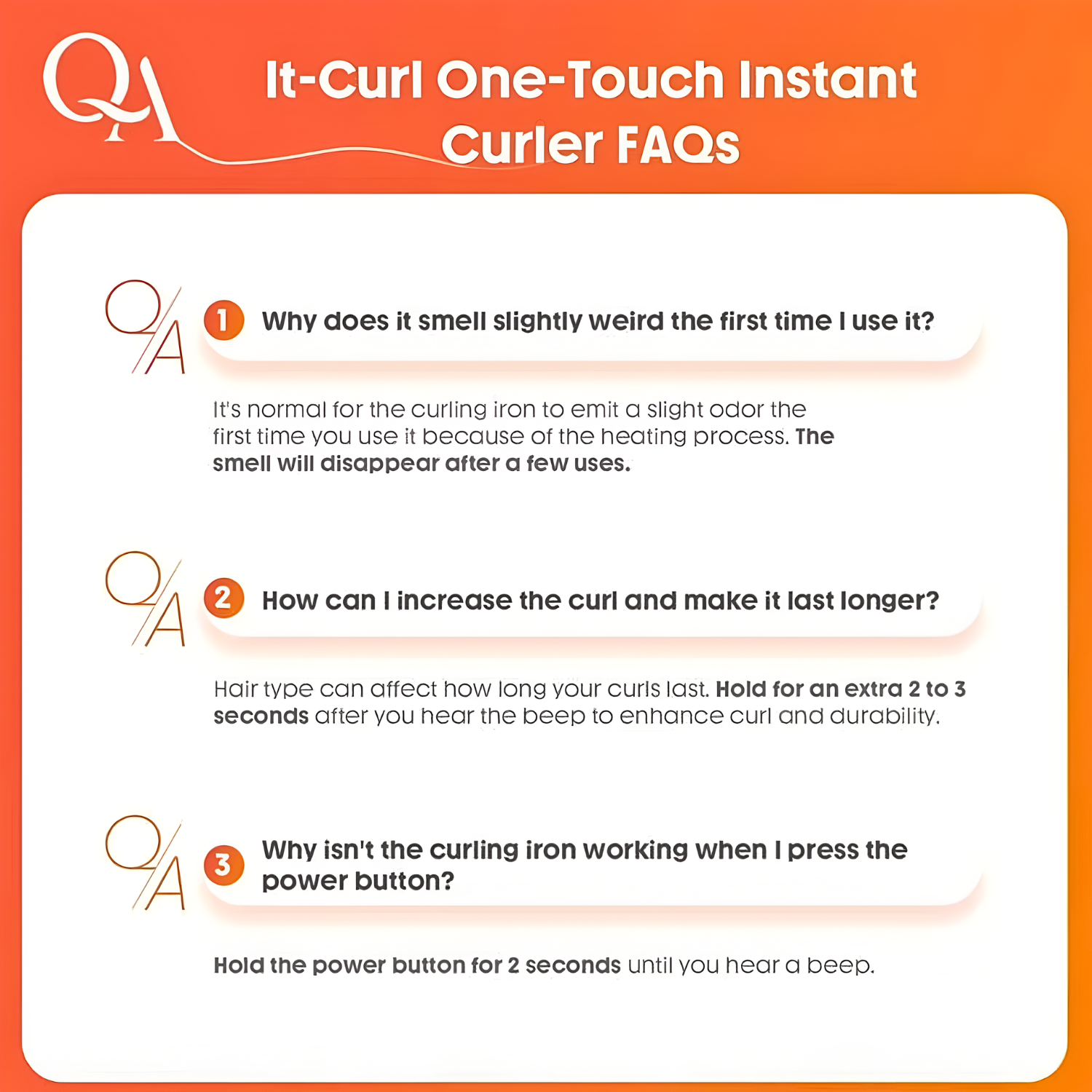 Sheglam It-Curl One-Touch Instant Curler, 25mm Automatic Fast Heating Hair Curler