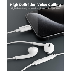 Moxedo Wired Stereo USB Type C Earphone with In-line Mic & Remote Moxedo Wired Stereo USB Type C Earphone with In-line Mic & Remote