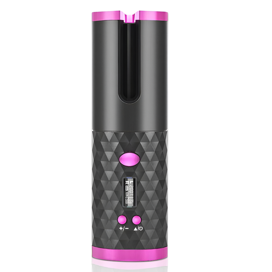 Cordless Automatic Hair Curler with Smart Display Grey