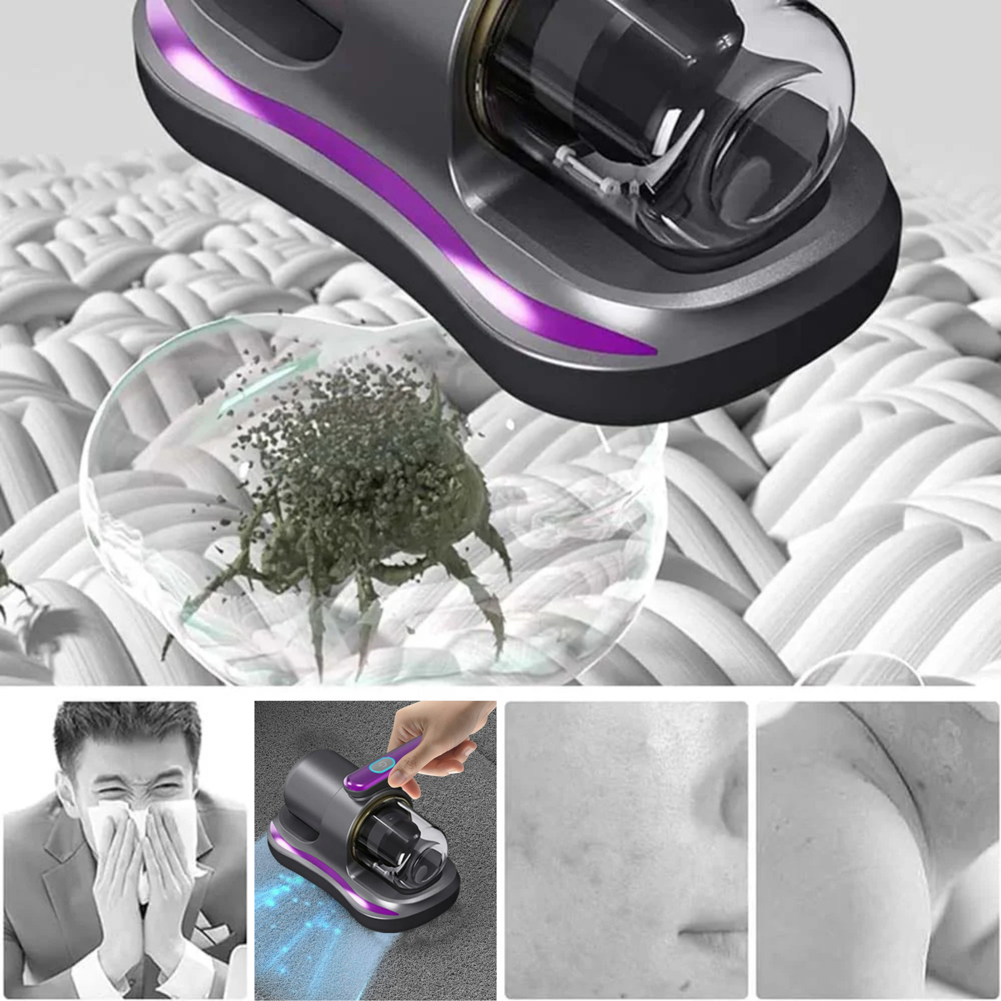 ADMOS Acarid Remover / Dust Mite Vacuum Cleaner / UV Sterilization