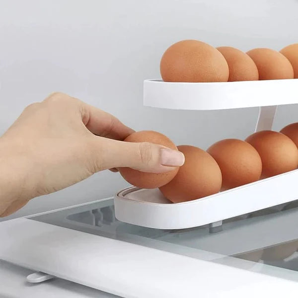2 Layer Auto Scrolling Egg Rack
